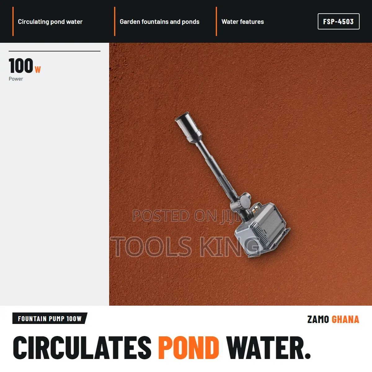 Fountain Pump 100W - FSP-4503