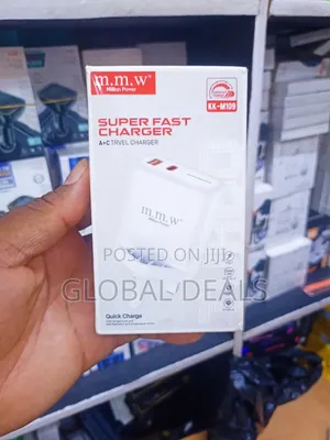 m.m.w Million Power KK-M109 Super Fast Charger - A+C Travel Charger