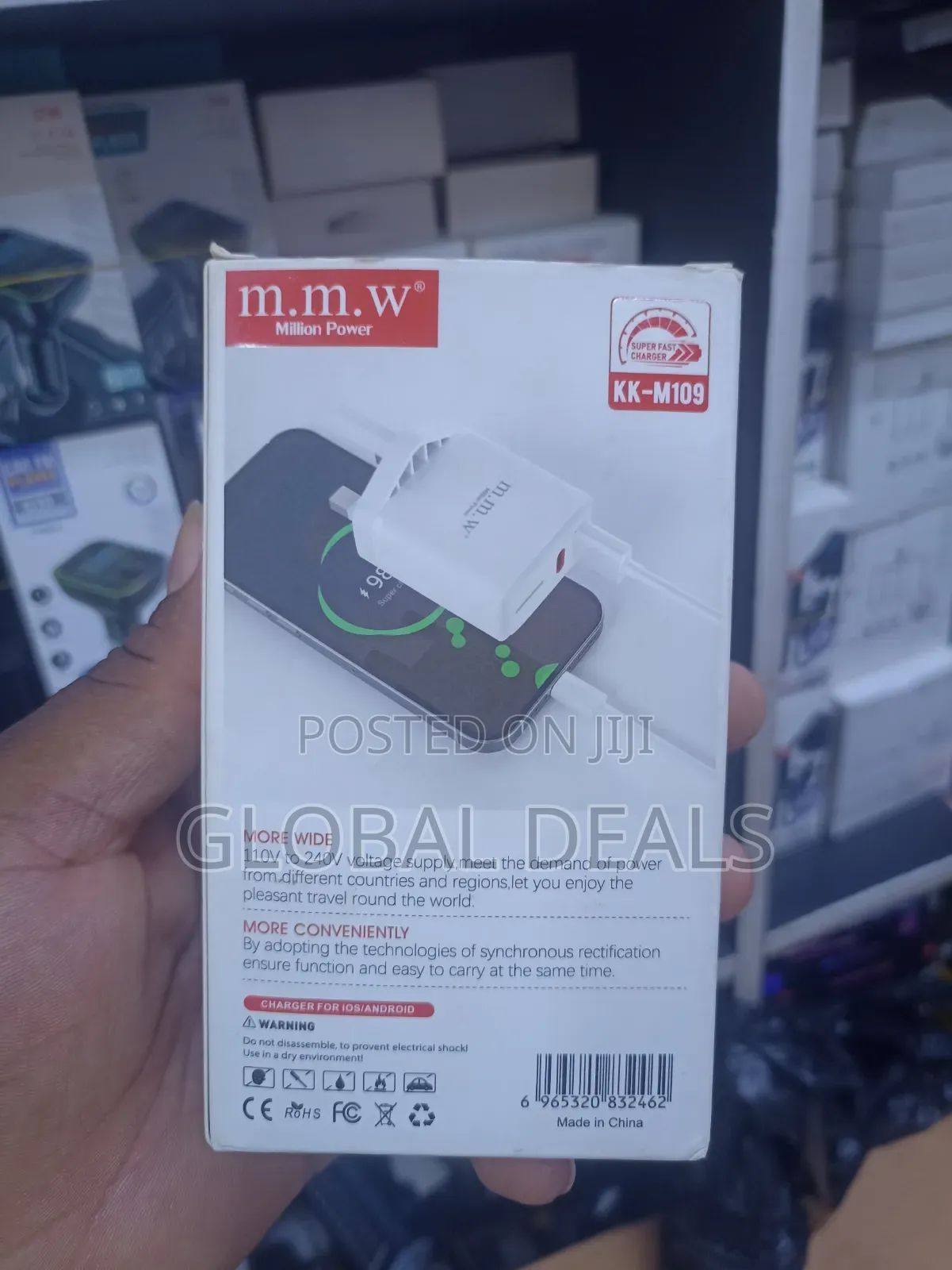 m.m.w Million Power KK-M109 Super Fast Charger - A+C Travel Charger