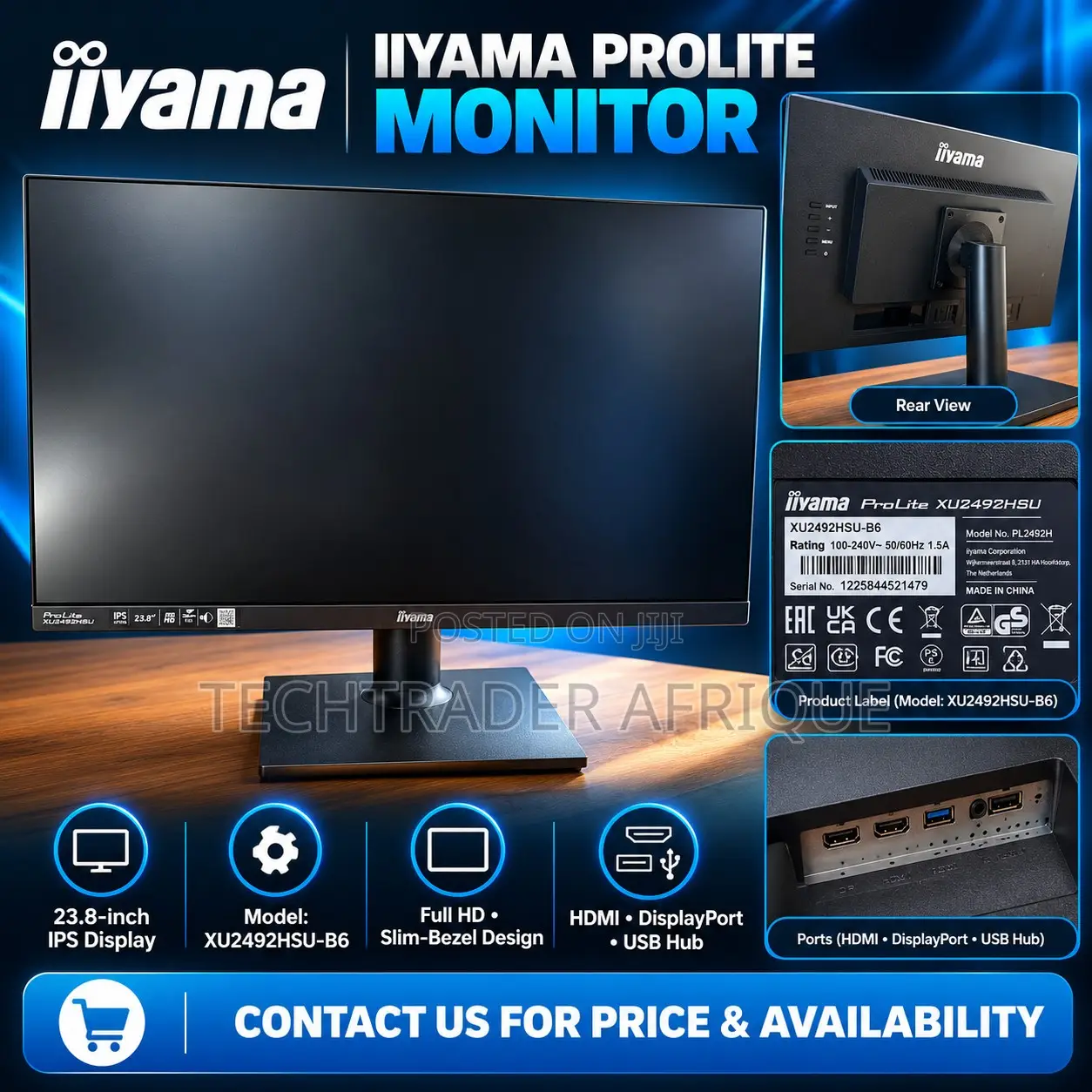 Iiyama Prolite 23.8-Inch Monitor