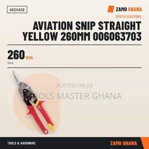Aviation Snip Straight Yellow 260Mm -