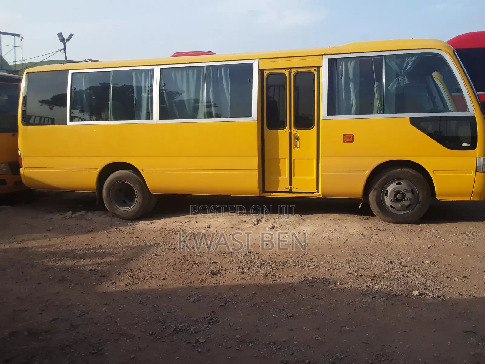 Toyota Coaster 2012 Yellow