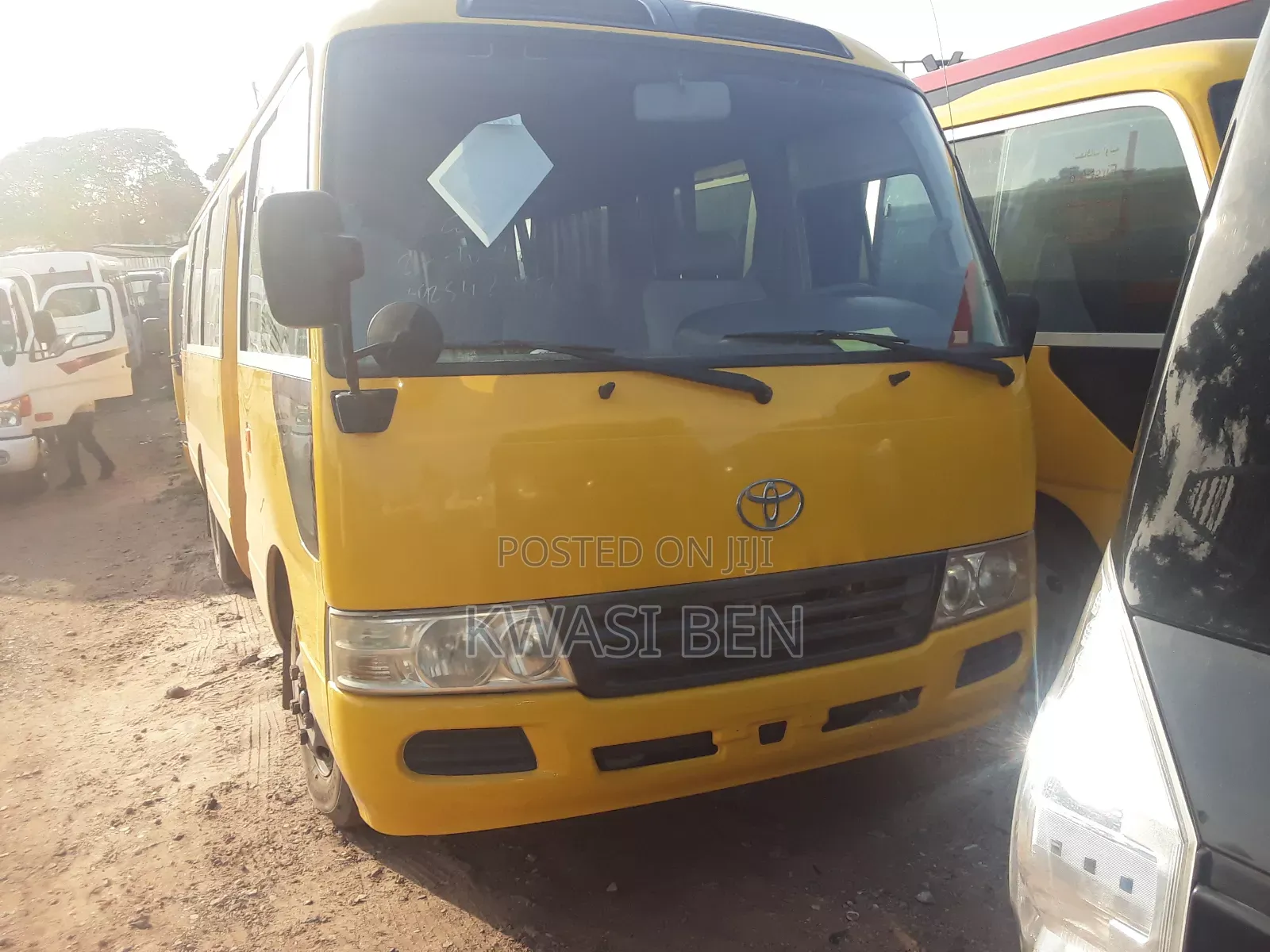 Toyota Coaster 2012 Yellow