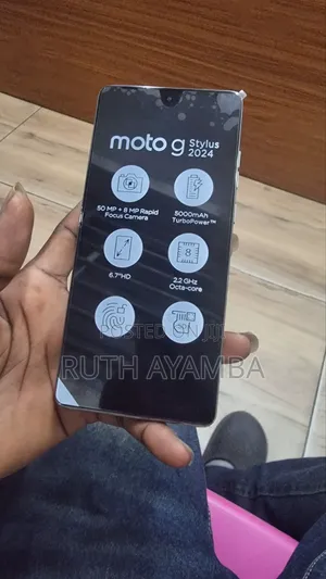 New Motorola Moto G Stylus 5G (2024) 128 GB Gold