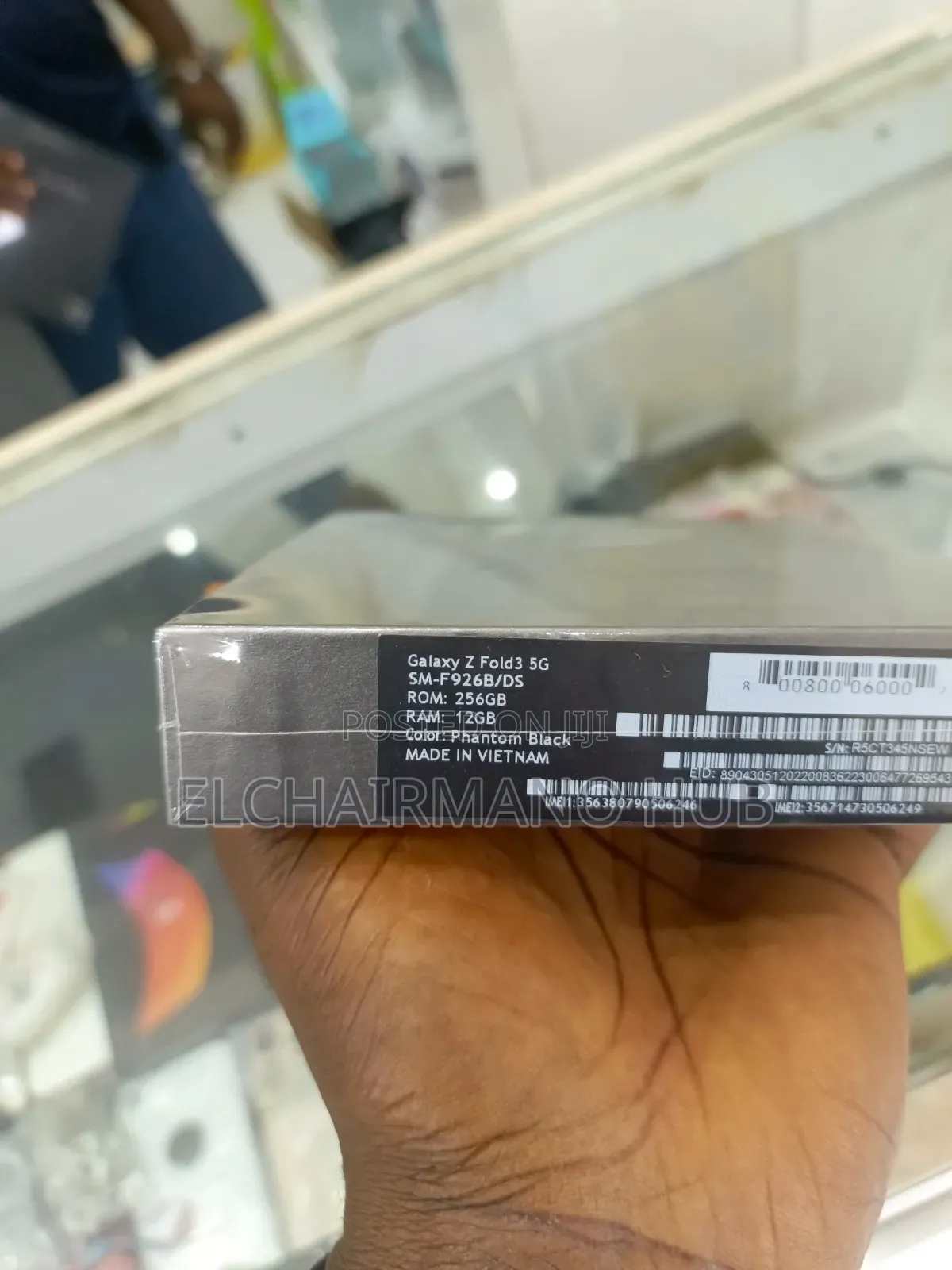New Samsung Galaxy Z Fold 3 256 GB Black
