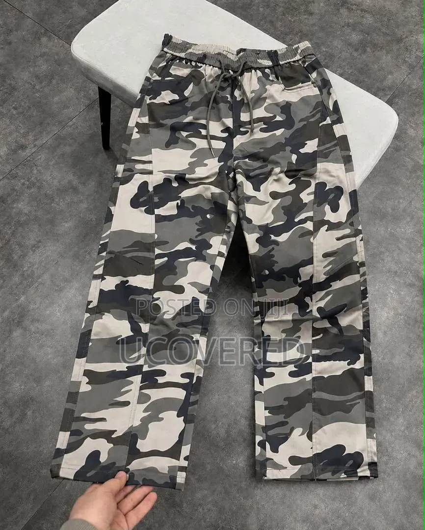 Camouflage and Solid Cargo Trousers