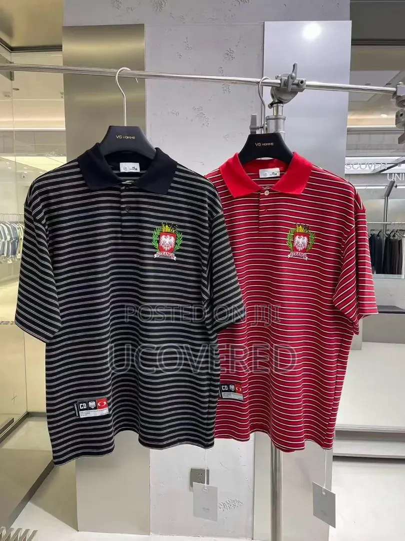 First Row Striped Heritage and Club Polo Shirts
