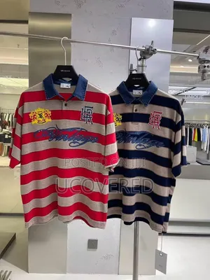 First Row Striped Heritage and Club Polo Shirts