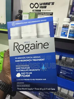 Rogaine Pack of Three Minoxidil