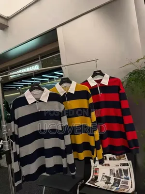 Striped Jacquard Cotton Piqué Polo Shirt