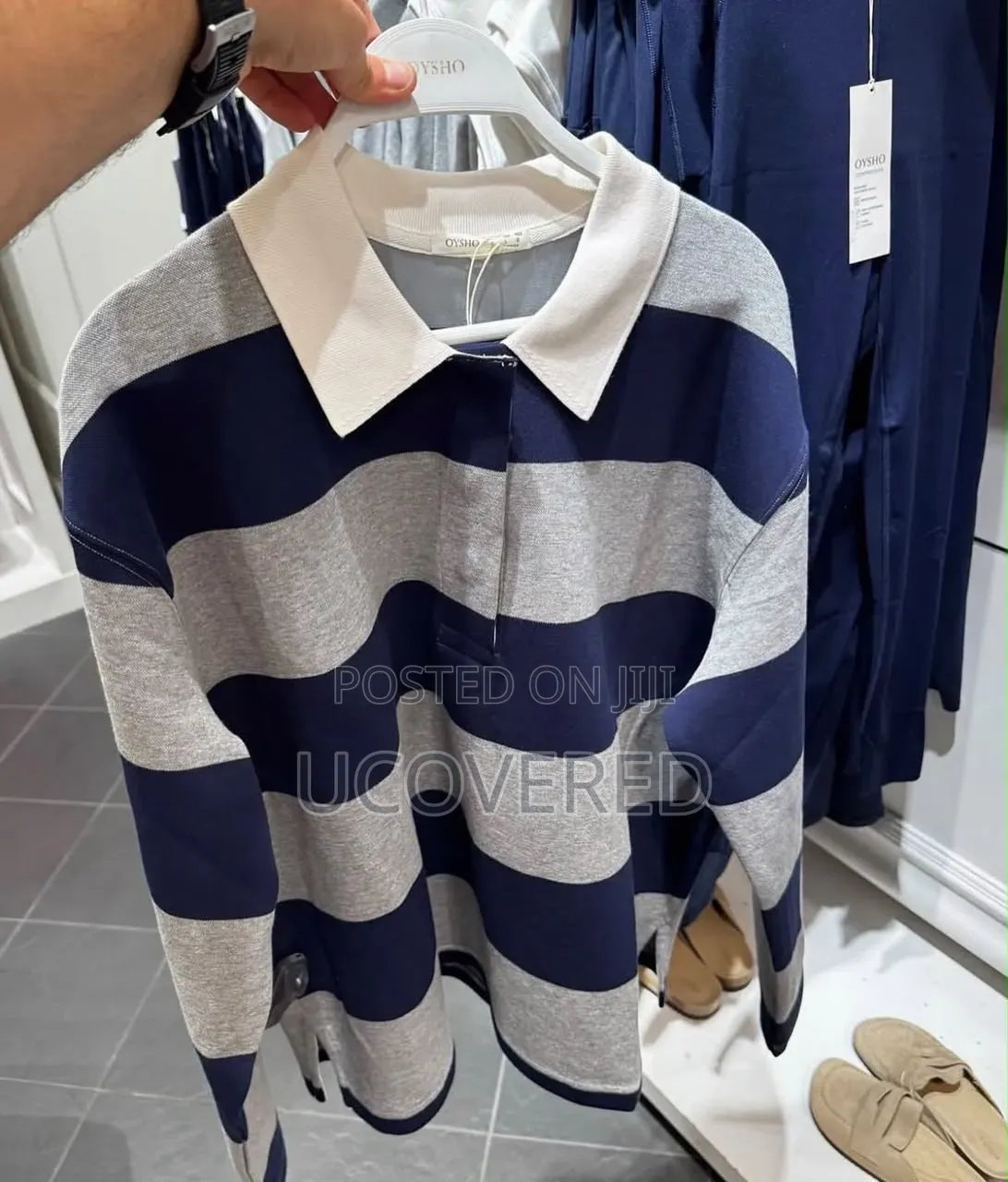 Striped Jacquard Cotton Piqué Polo Shirt