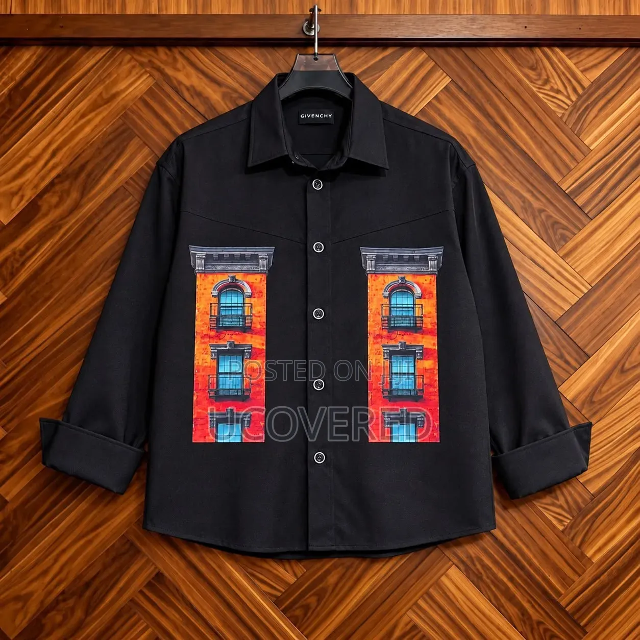 Designer Long-Sleeve Button-Down Shirt