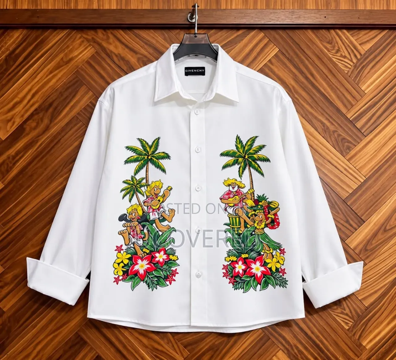 Designer Long-Sleeve Button-Down Shirt