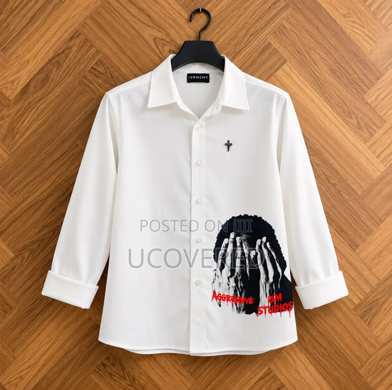Designer Long-Sleeve Button-Down Shirt
