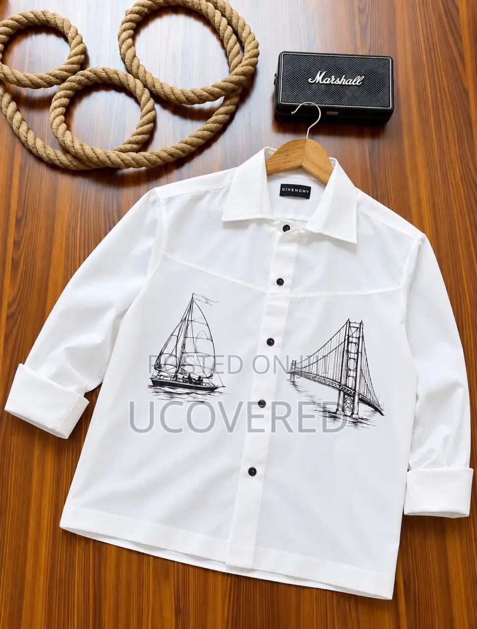 Designer Long-Sleeve Button-Down Shirt