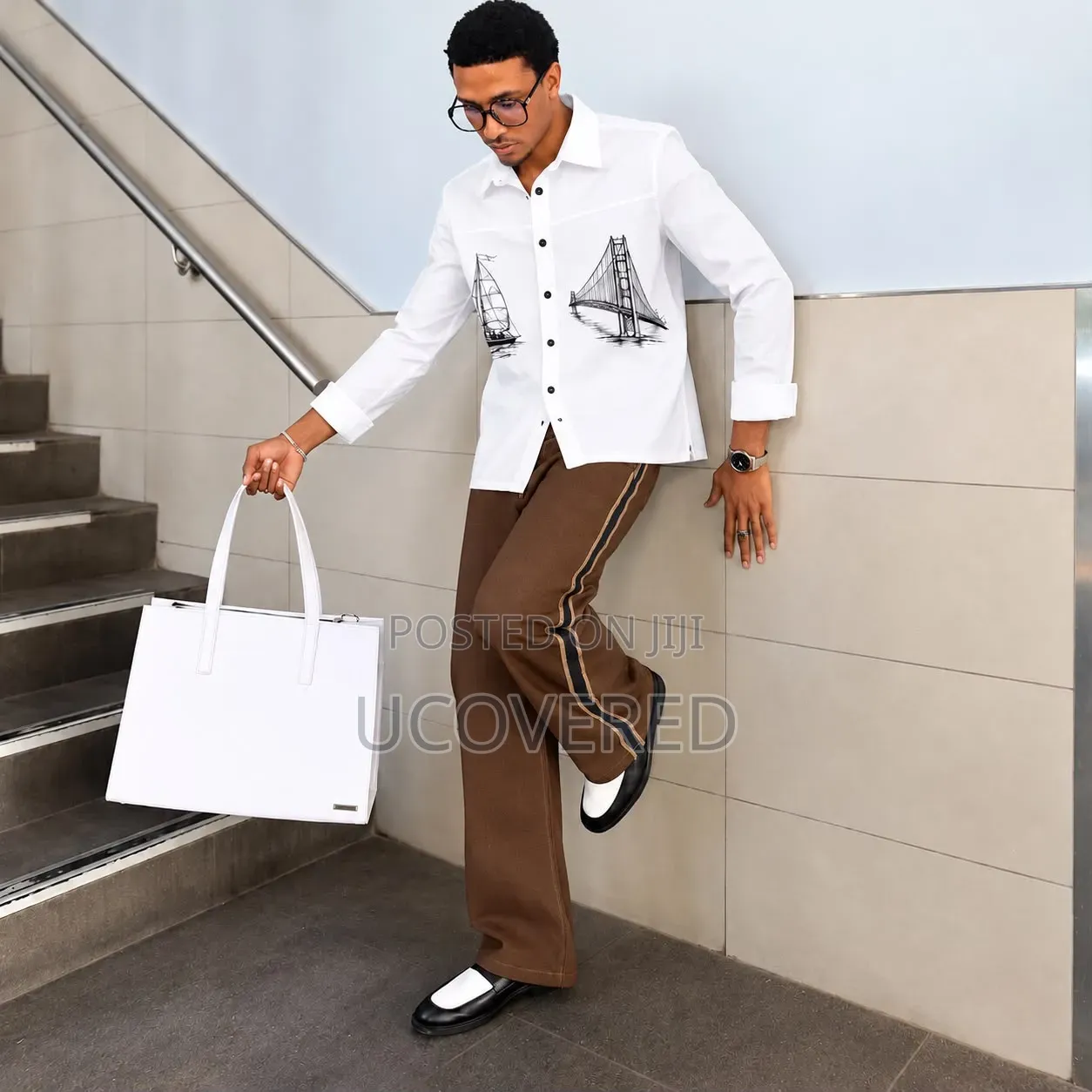 Designer Long-Sleeve Button-Down Shirt