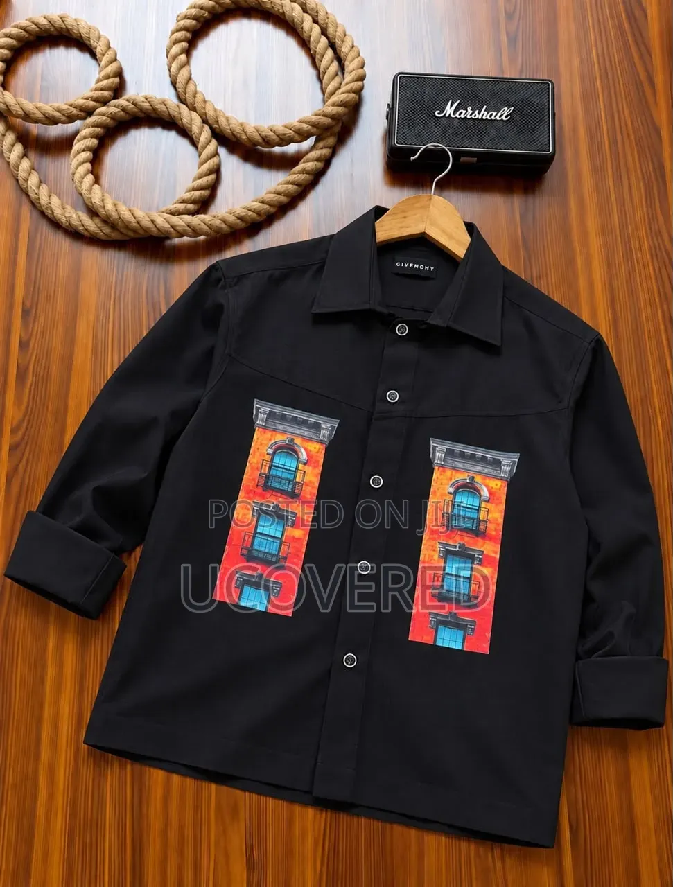 Designer Long-Sleeve Button-Down Shirt