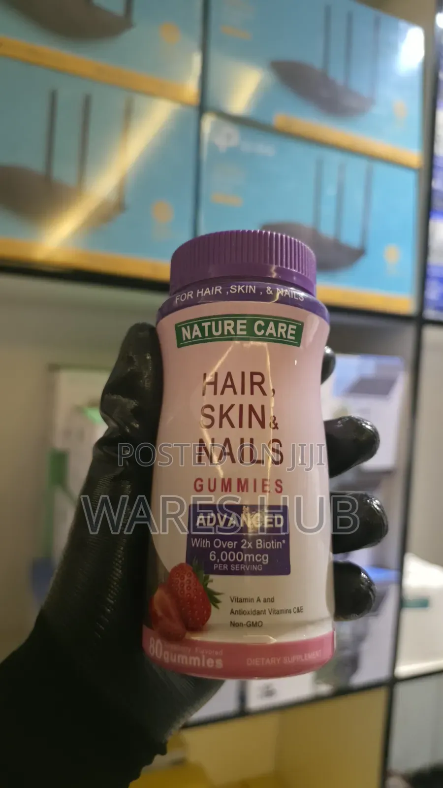 Nature Care Biotin Gummies Hair Skin and Nails