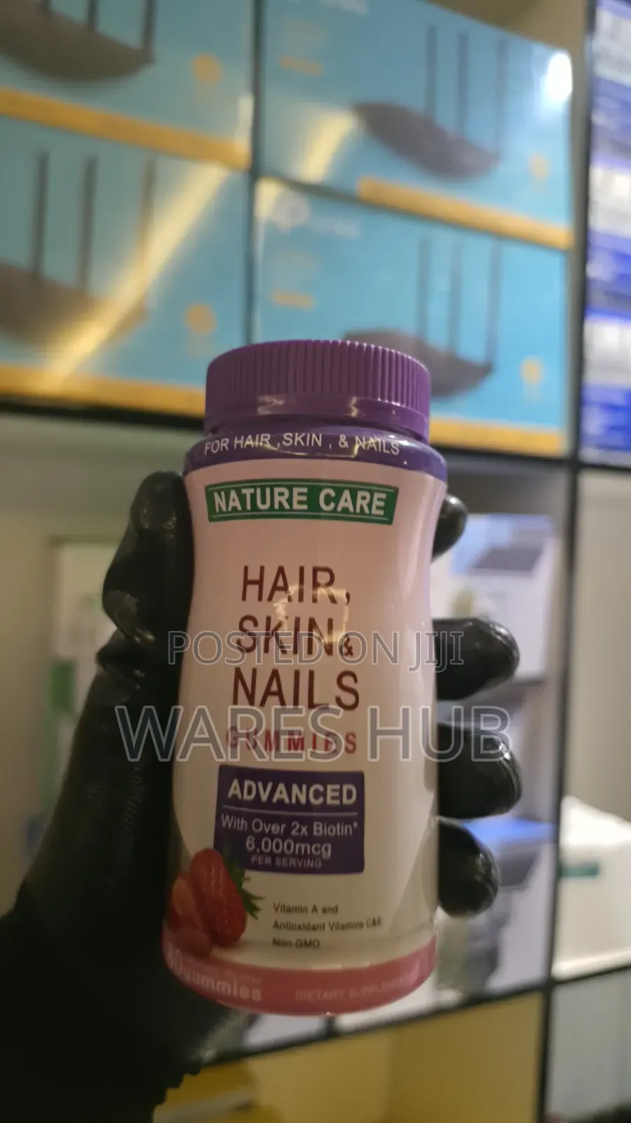 Nature Care Biotin Gummies Hair Skin and Nails