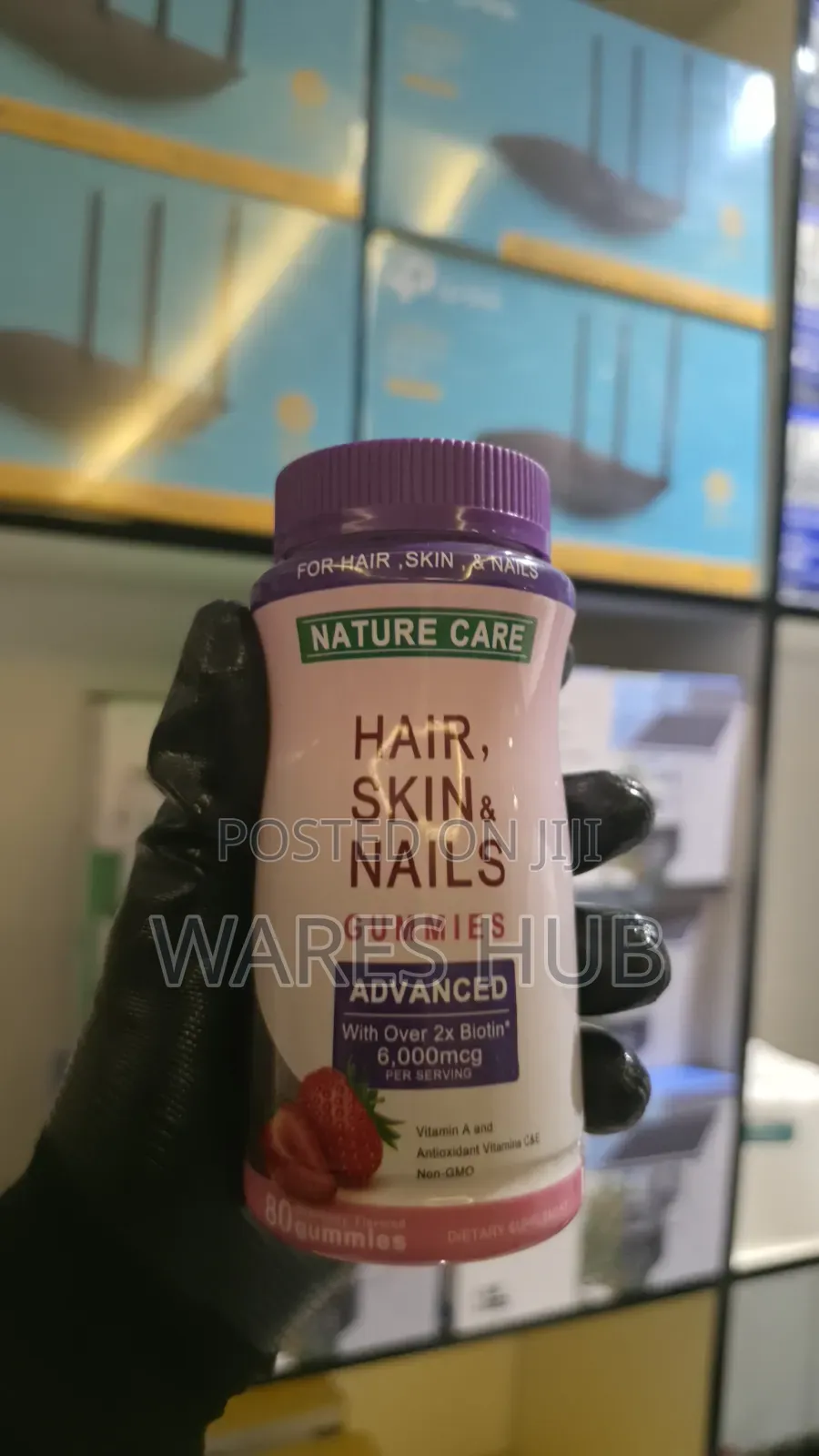Nature Care Biotin Gummies Hair Skin and Nails