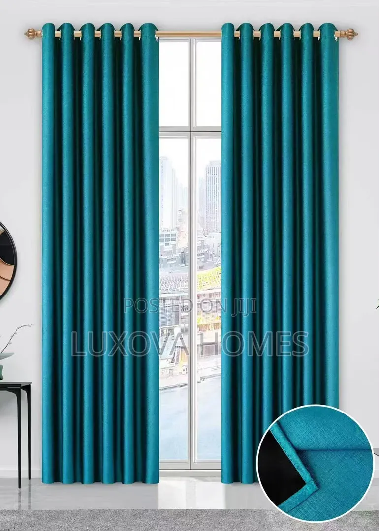 Premium 2in1 Blackout Curtains for Living and Bedroom.