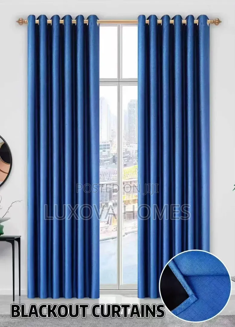 Affordable 2in1 Blackout Curtains- Available in Different Colours