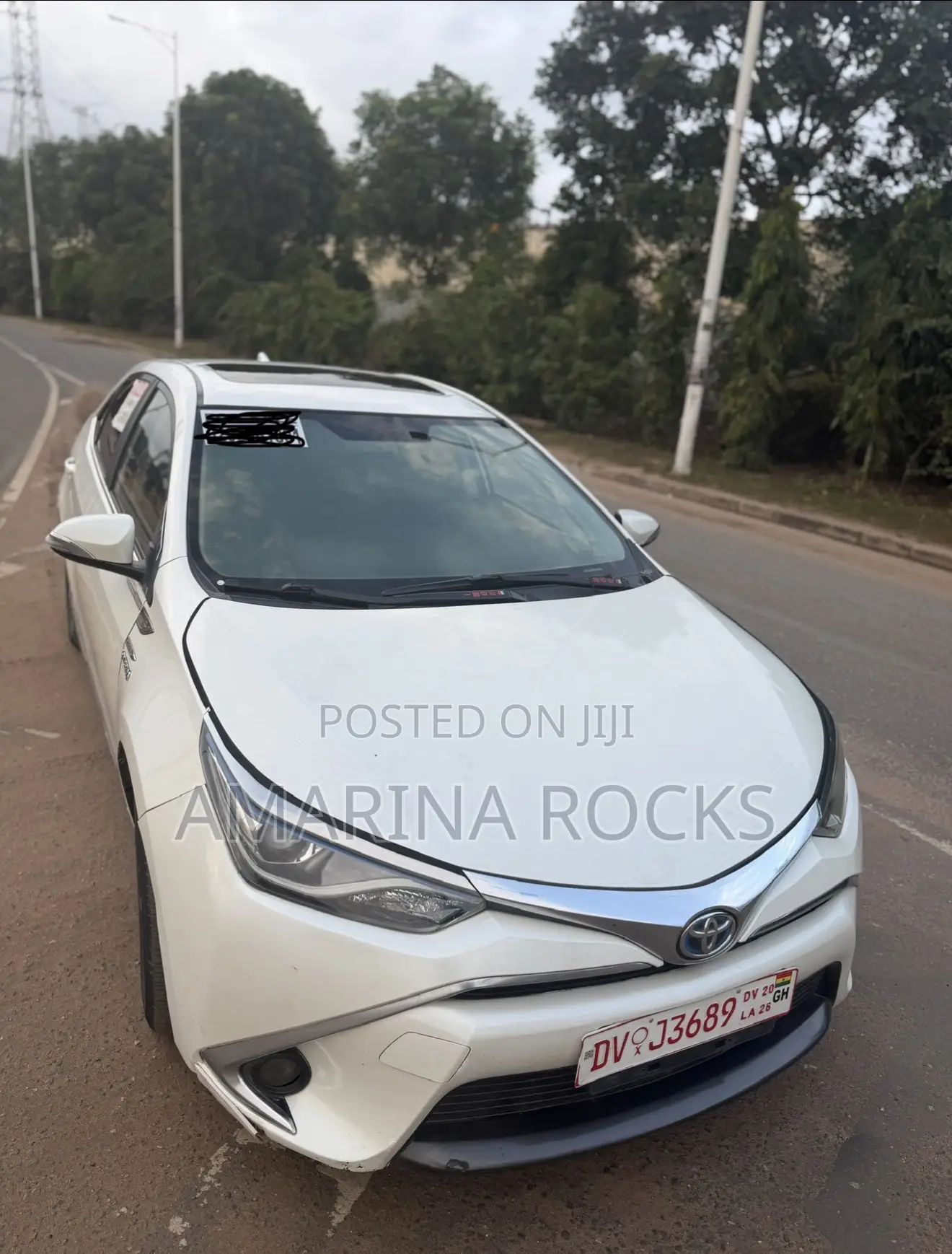 Toyota Levin Hybrid Elite Sunroof 2017 Pearl
