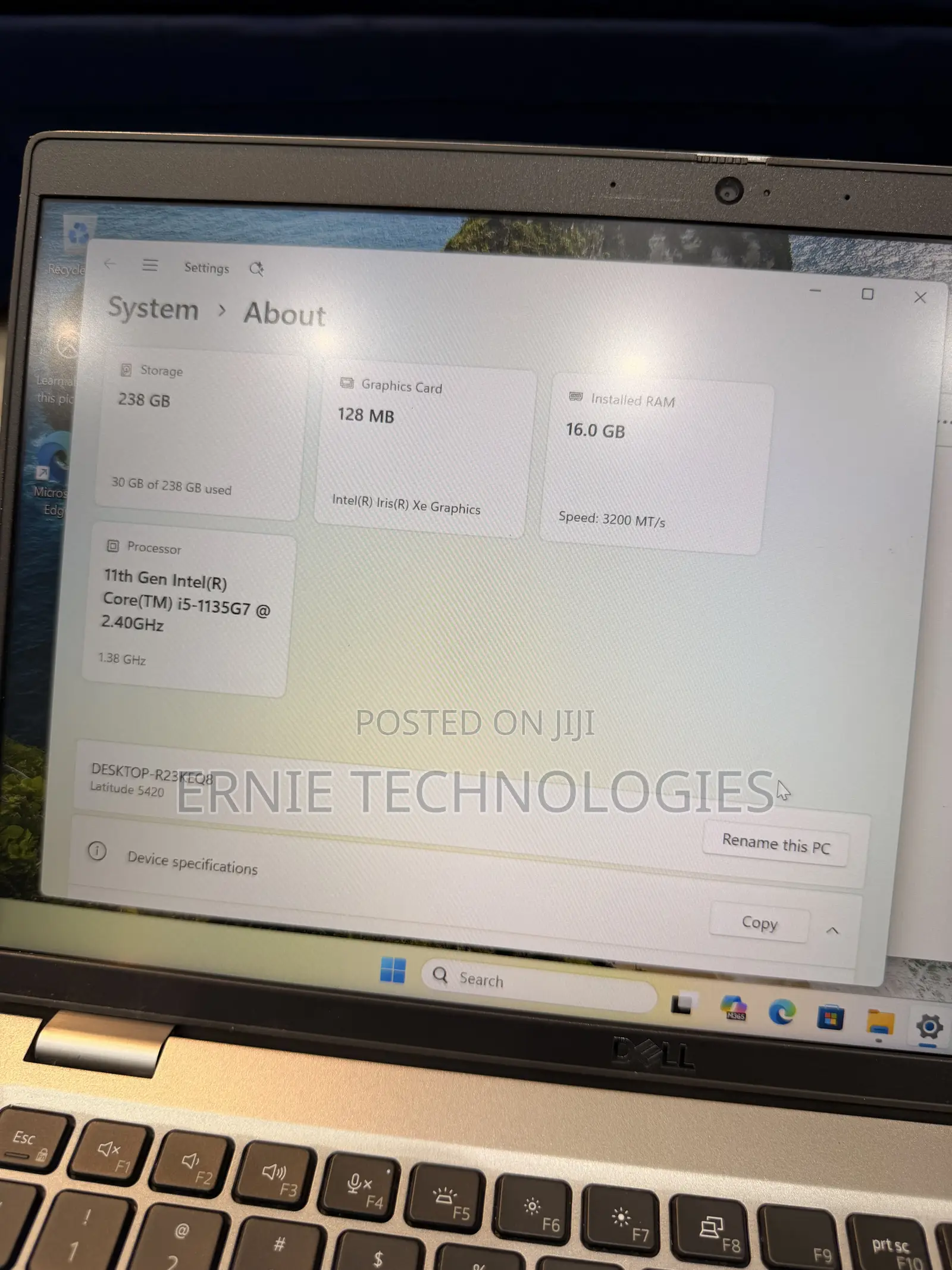 Laptop Dell Latitude 5420 16GB Intel Core i5 SSD 256GB