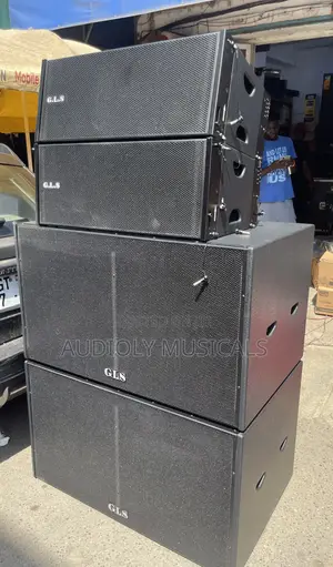 GLS 1Pair 10(inches) Line Array With a Pair of GLS Double Bass And