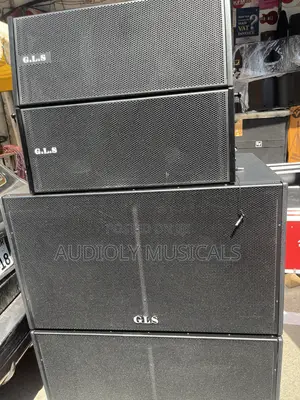 GLS 1Pair 10(inches) Line Array With a Pair of GLS Double Bass And