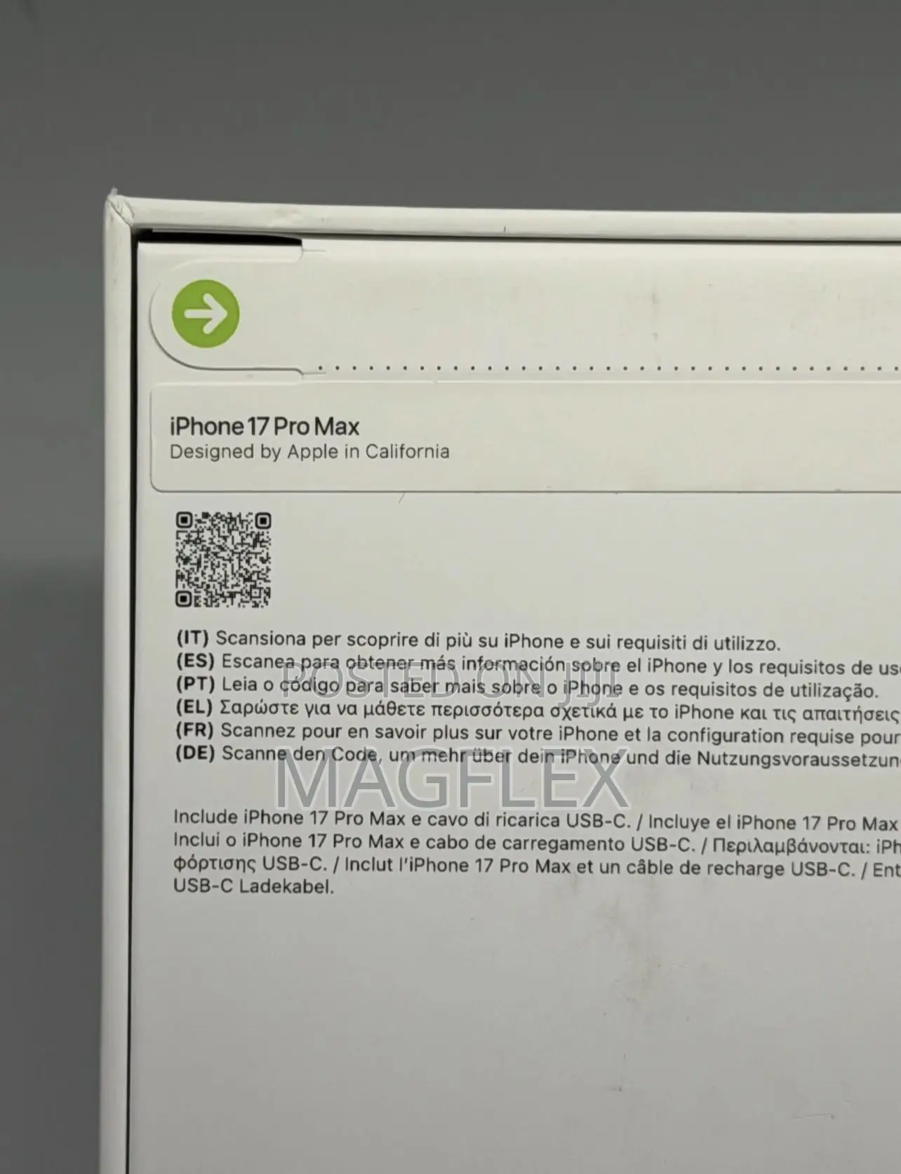 New Apple iPhone 17 Pro Max 1 TB Blue