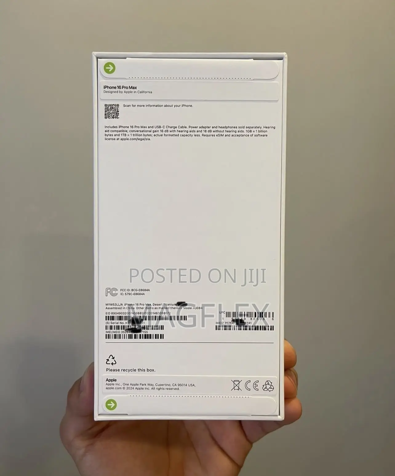 New Apple iPhone 16 Pro Max 1 TB Gold