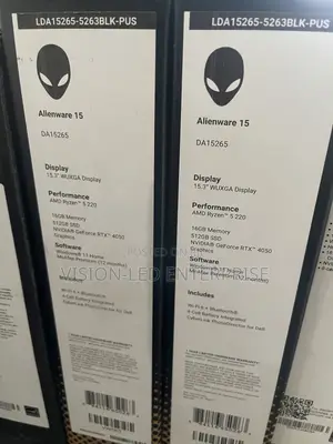 New Laptop Alienware 15 16GB AMD Ryzen 5 SSD 512GB