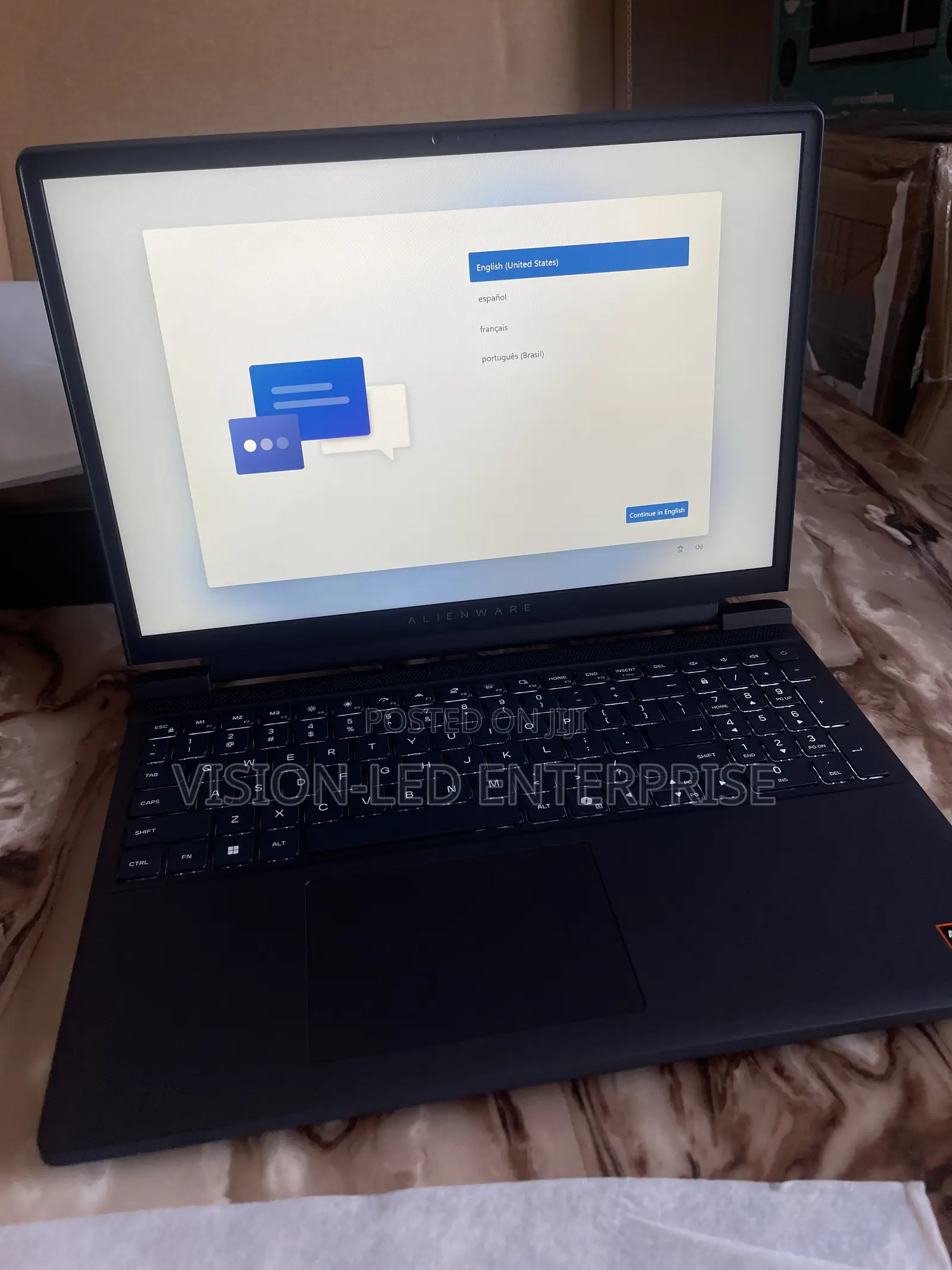 New Laptop Alienware 15 16GB AMD Ryzen 5 SSD 512GB