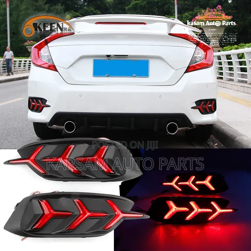 Honda Civic Back Bumper Reflector Led Type 2016-2020