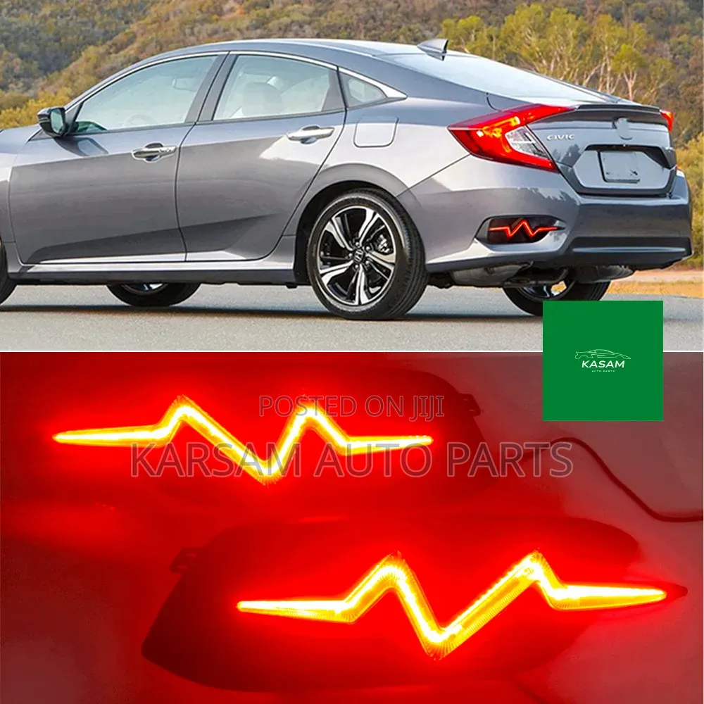 Honda Civic Back Bumper Reflector Led Type 2016-2020