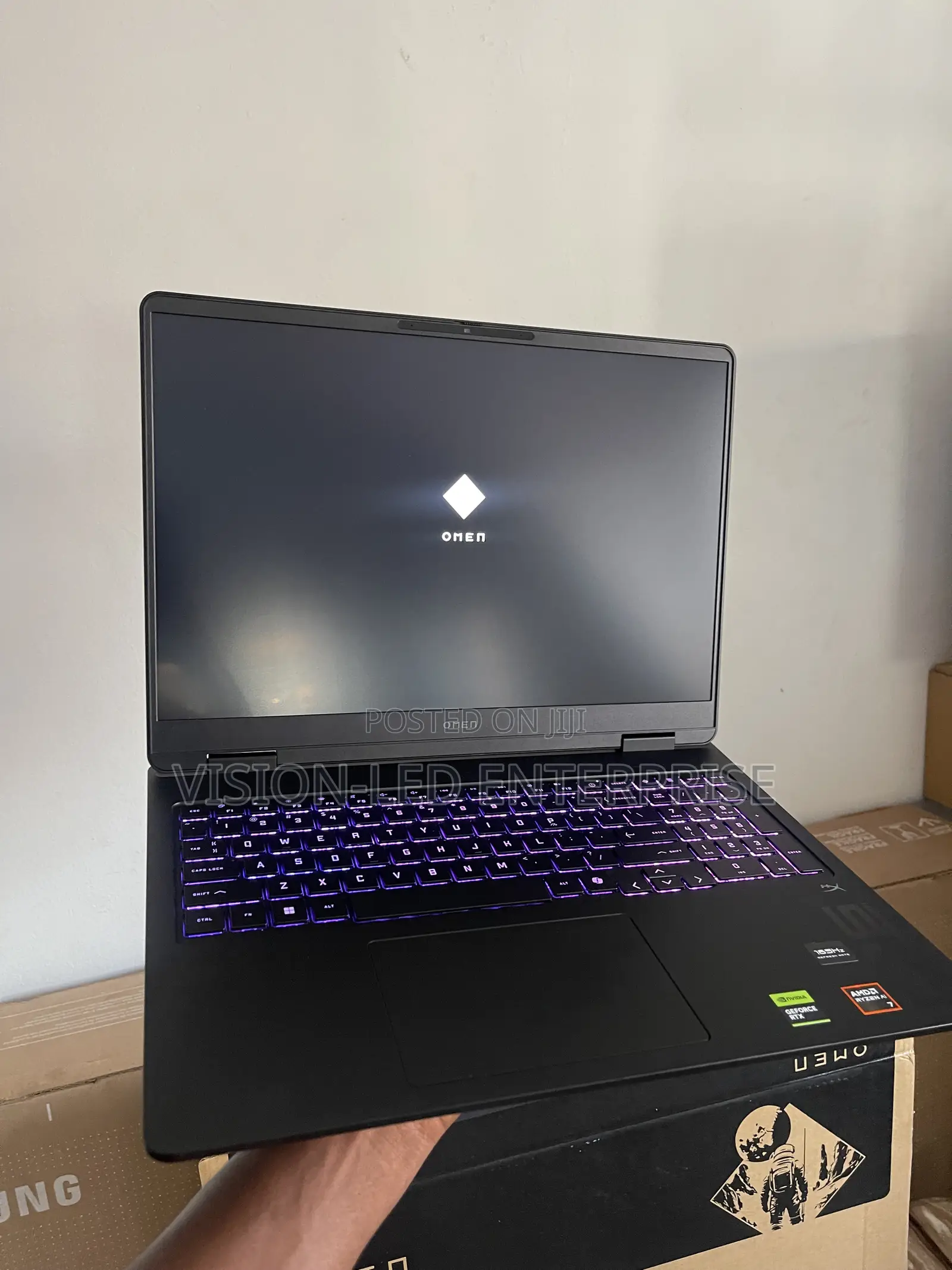 New Laptop HP Omen 16 16GB AMD Ryzen 7 SSD 1T