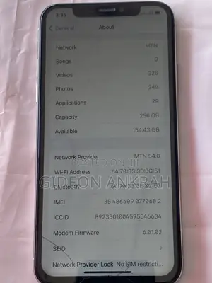Apple iPhone X 256 GB White
