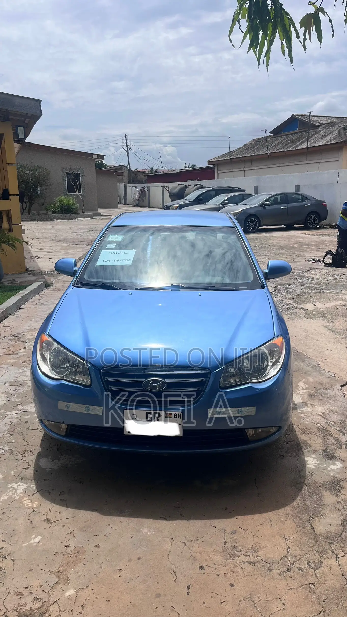 Hyundai Elantra 1.6 GL 2008 Blue