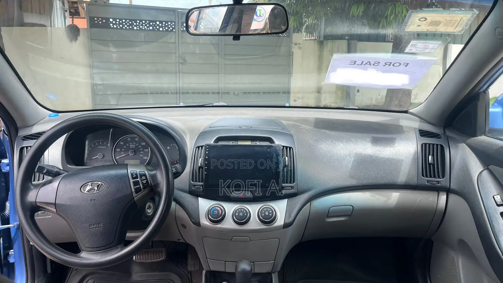 Hyundai Elantra 1.6 GL 2008 Blue