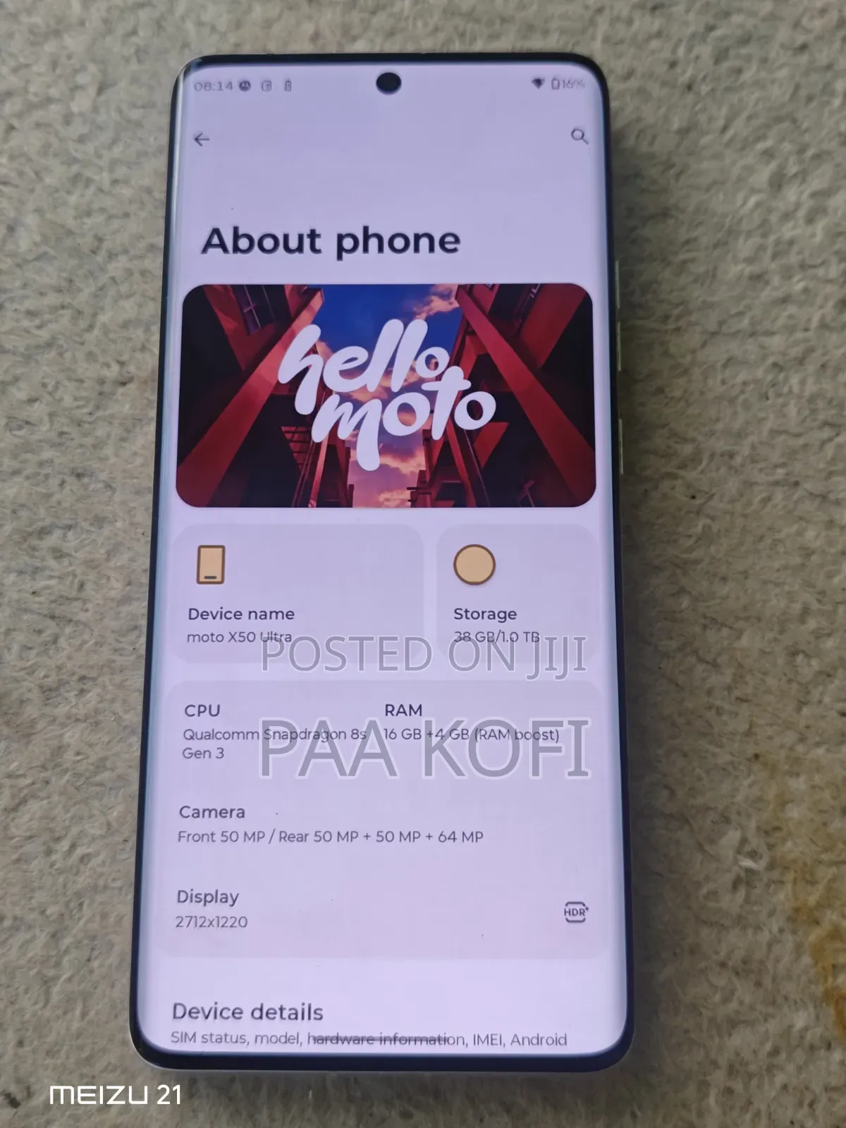 Motorola Edge 50 Ultra 1 TB Purple