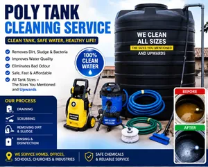 Professional Polytank Cleaning -All Size