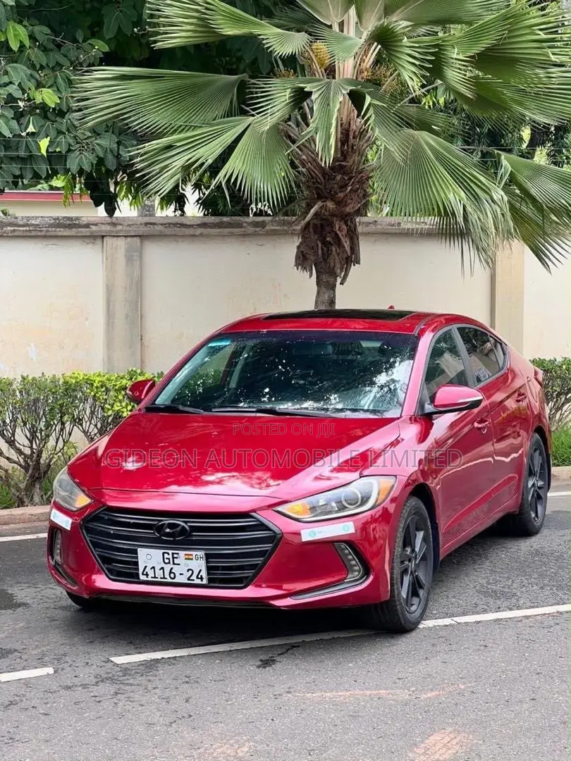Hyundai Elantra Limited Sedan FWD (2.0L 4cyl 6A) 2017 Red