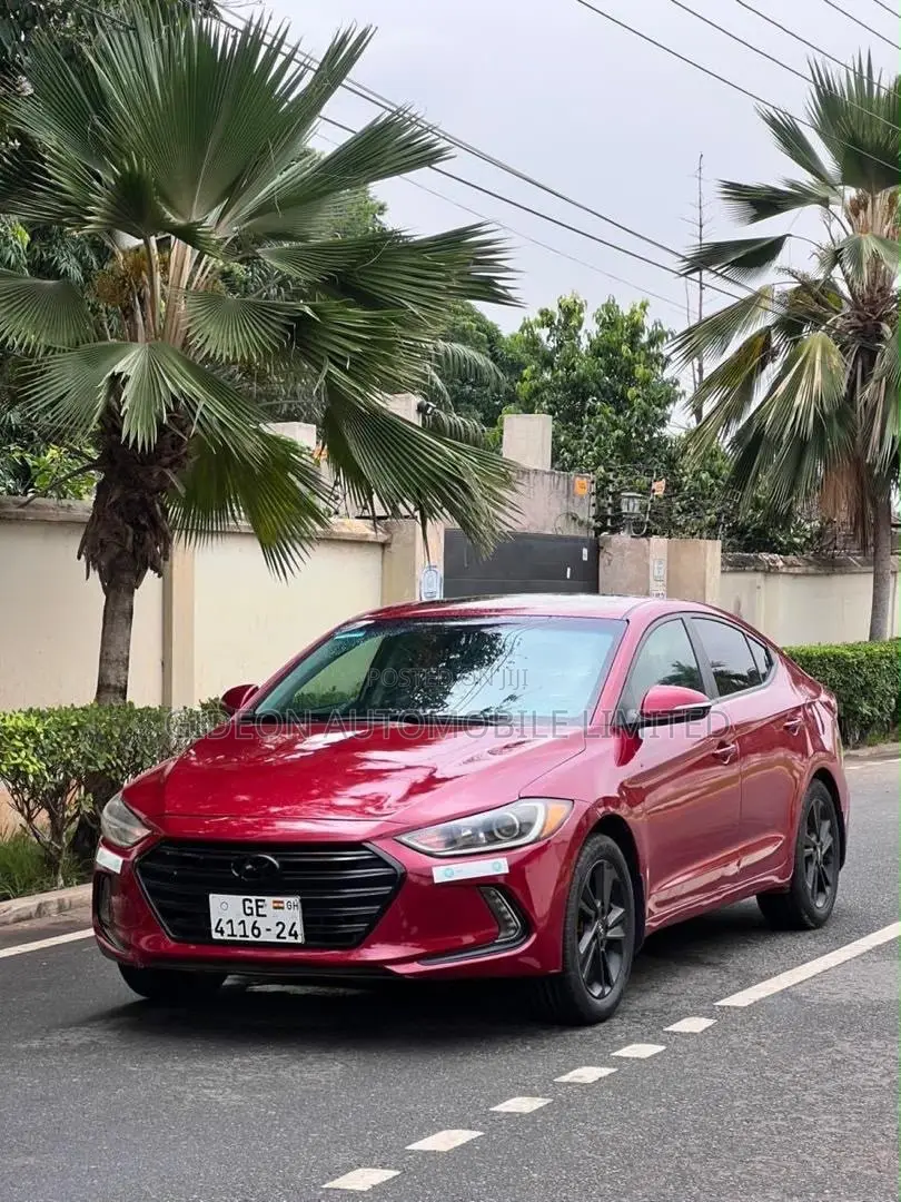 Hyundai Elantra Limited Sedan FWD (2.0L 4cyl 6A) 2017 Red