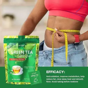 Biyode Green Tea - 30 Herbal Tea Bags for Wellness & Digestion