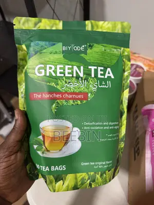Biyode Green Tea - 30 Herbal Tea Bags for Wellness & Digestion