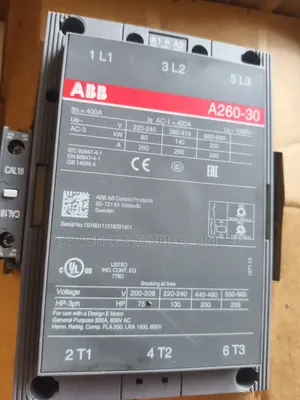 ABB Contactor 400amps 3pole