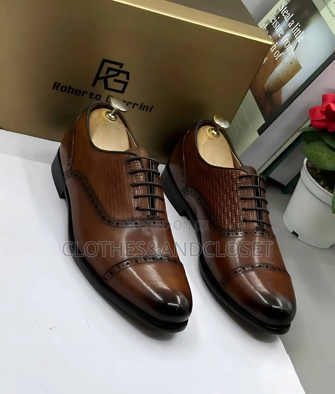 Men's Formal Lace-Up Oxford / Cap-Toe Brogue Shoes