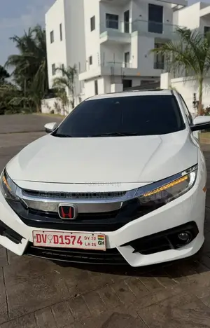 Honda Civic Touring 4dr Sedan (1.5L 4cyl) 2016 White