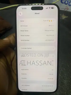Apple iPhone 16 Plus 128 GB Black